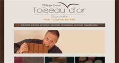 Desktop Screenshot of chocolatier-loiseaudor.com
